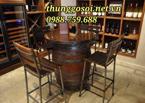 thùng gỗ trang trí