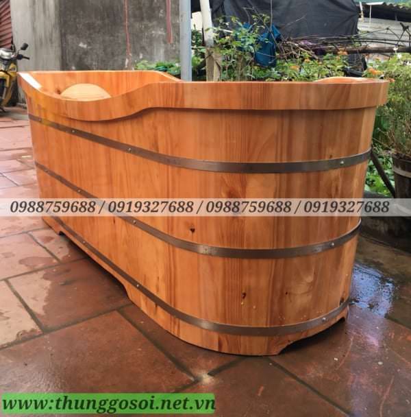 bồn tắm gỗ cho khách sạn