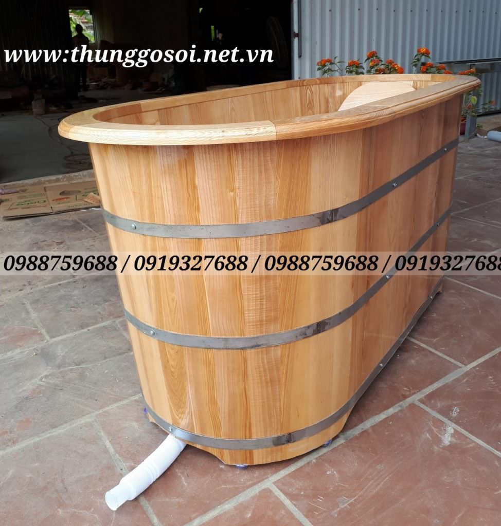 thùng gỗ sồi bo viền