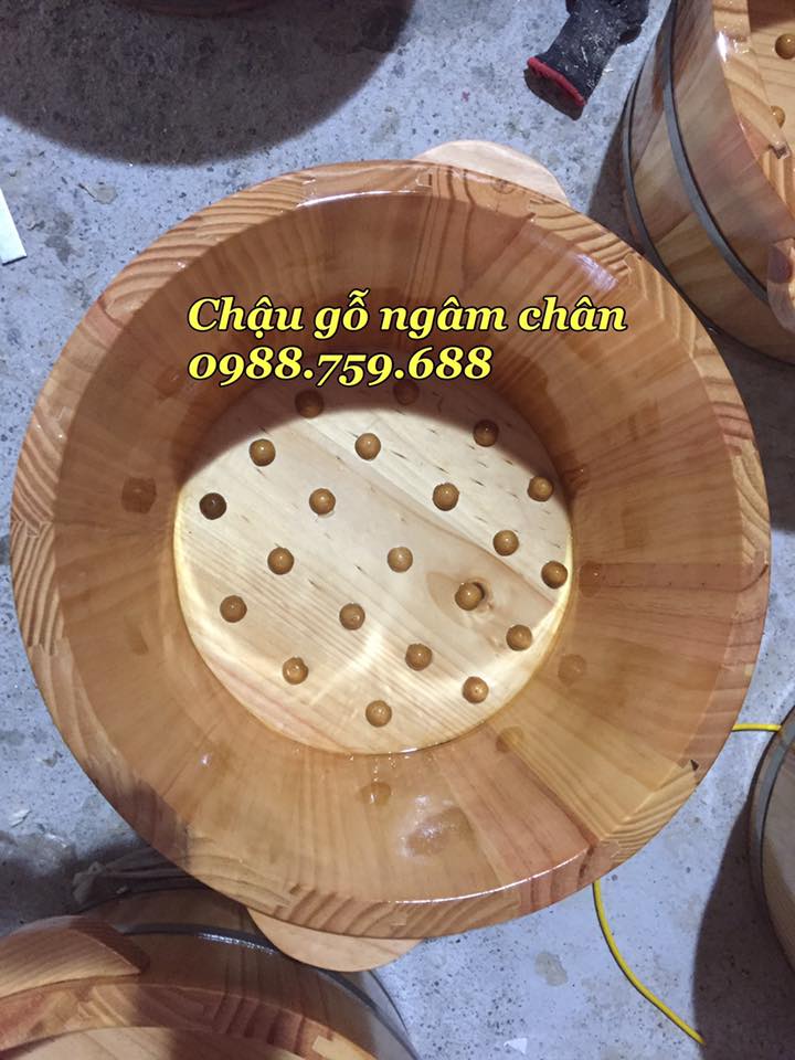 chậu ngâm chân gỗ giá rẻ