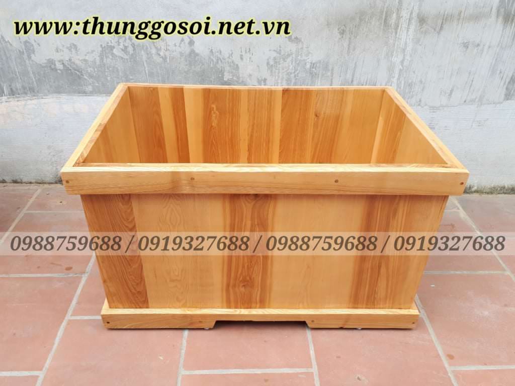 bồn tắm gỗ tại cssx thùng gỗ lê điệp