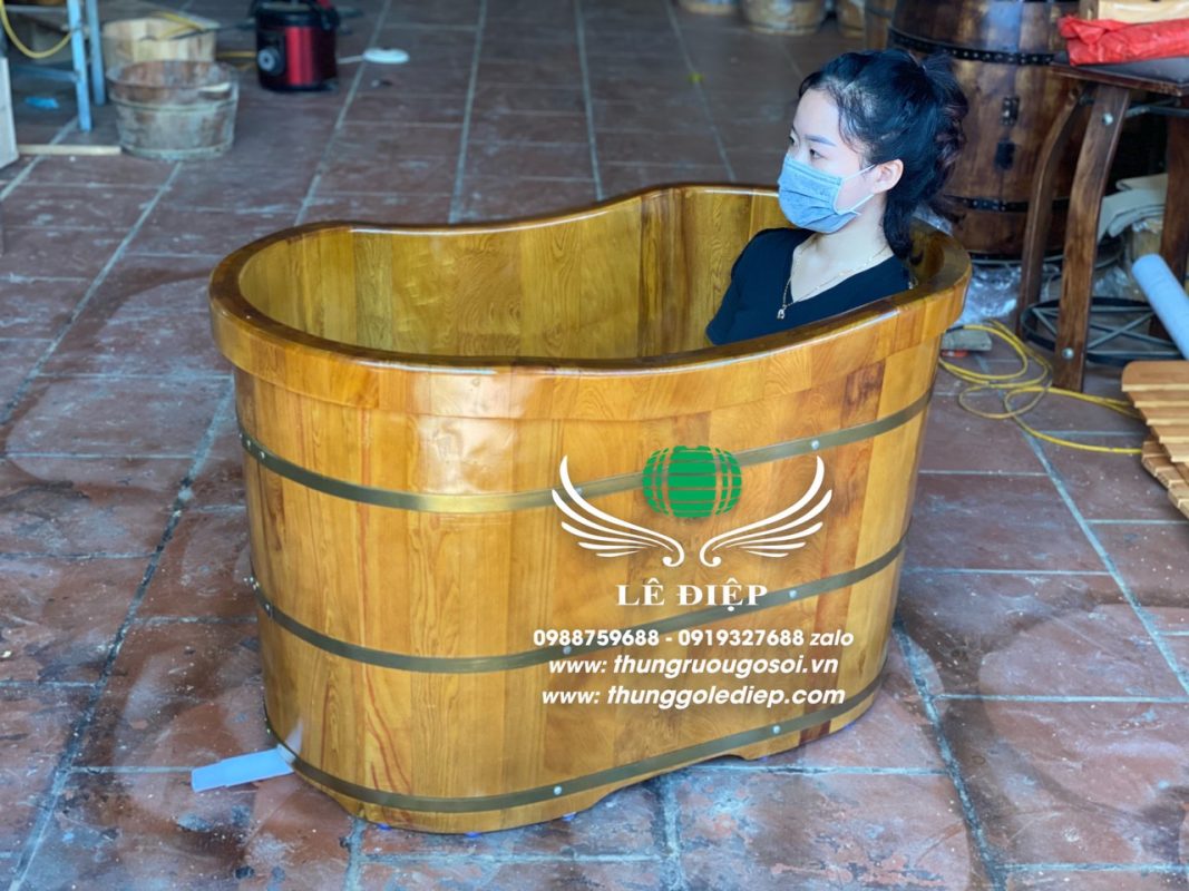 bồn tắm gỗ cao cấp