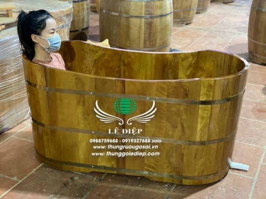 bồn tắm gỗ cao cấp