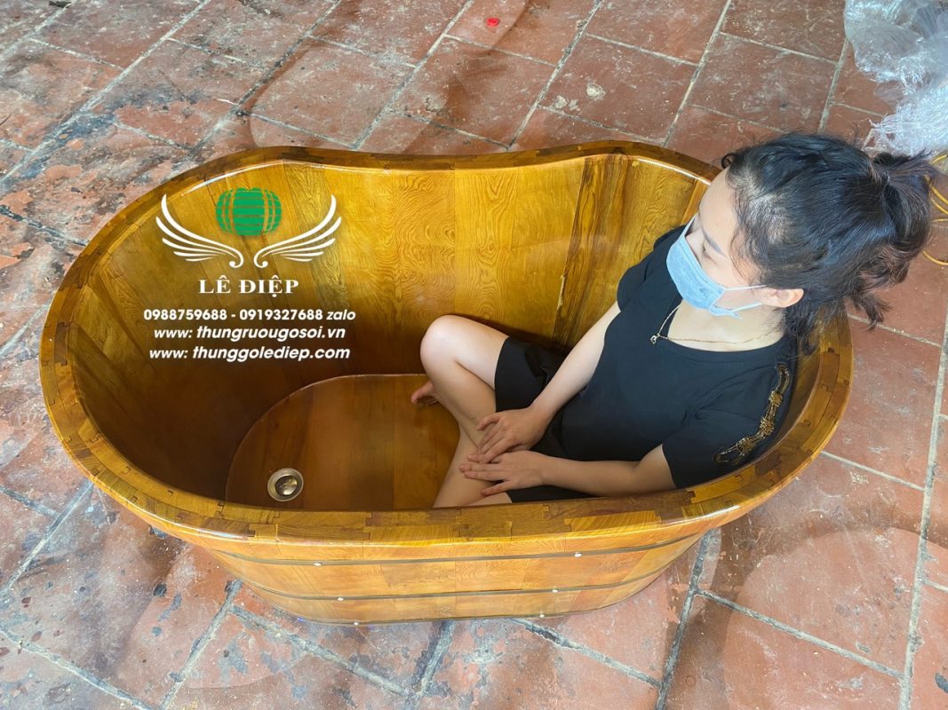 bồn tắm gỗ spa
